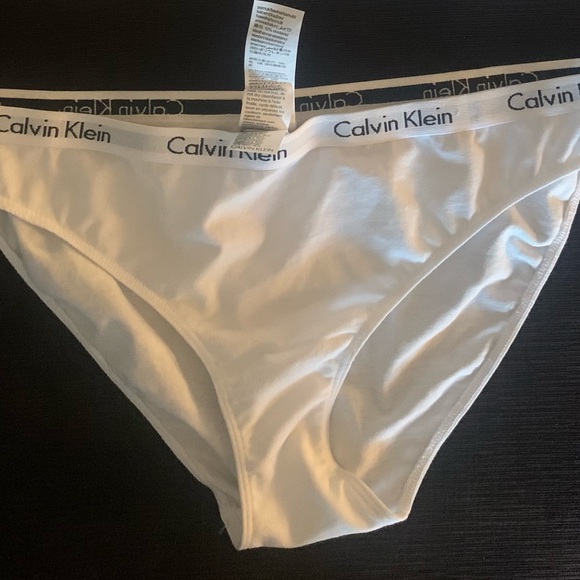 Calvin Klein Logo Cotton Bikini Bottom - Picture 4 of 4